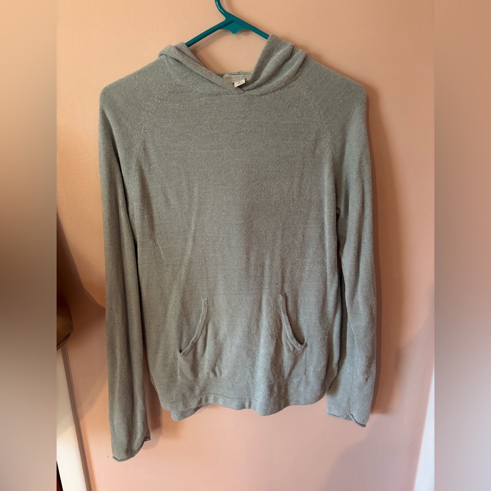 BAREFOOT DREAMS light blue pullover hoodie medium
